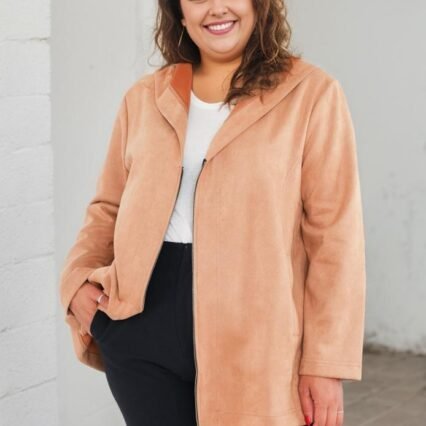 Veste suédine Camel Marque 2W