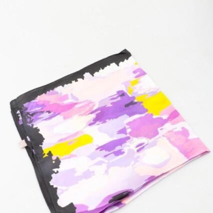 Foulard noir & violet