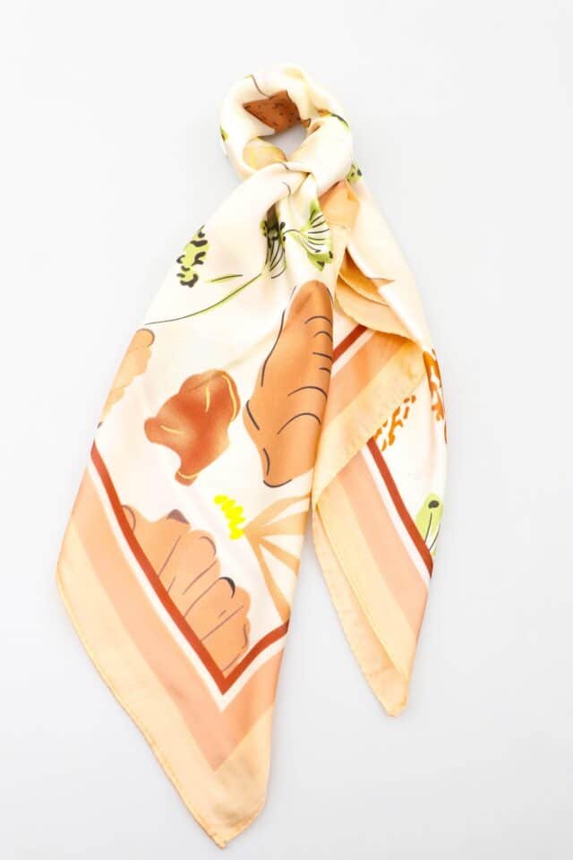 Foulard taupe