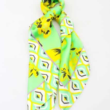 Foulard vert & Jaune