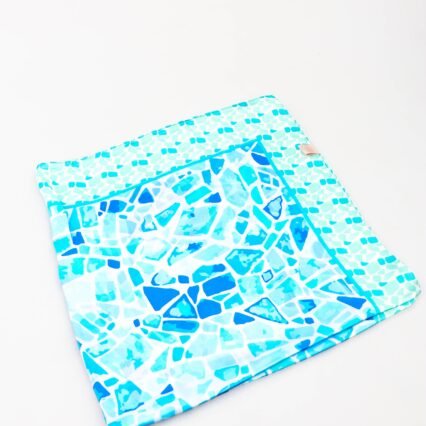 Foulard bleu pastel