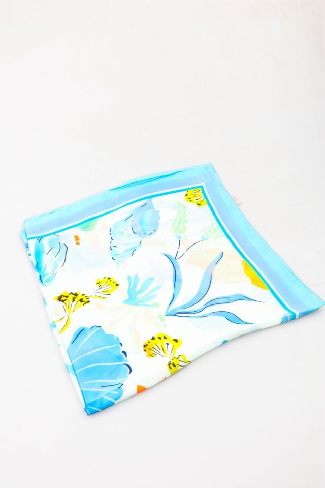 Foulard bleu