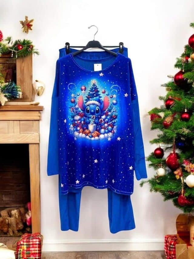 Pyjama en velours Stitch Disney