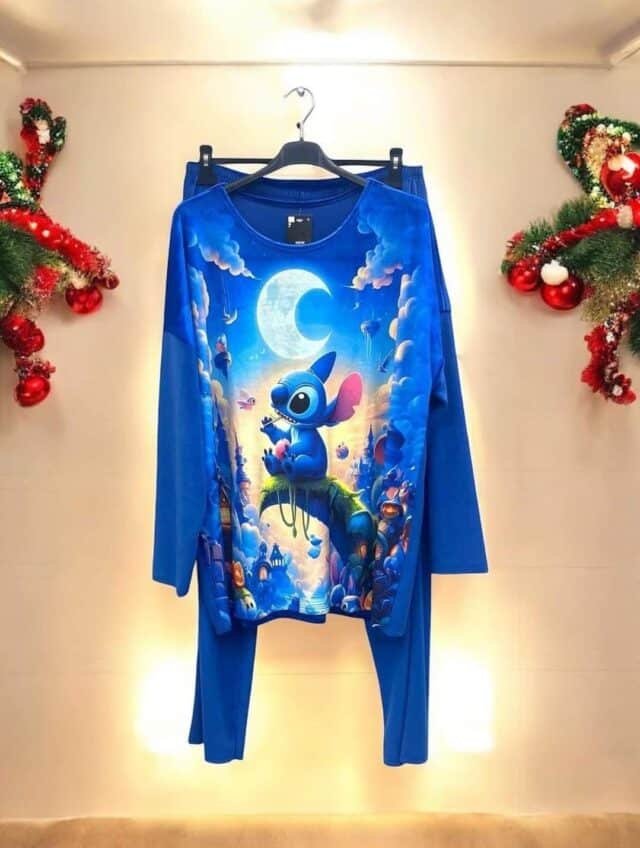 Pyjama en velours Stitch Disney